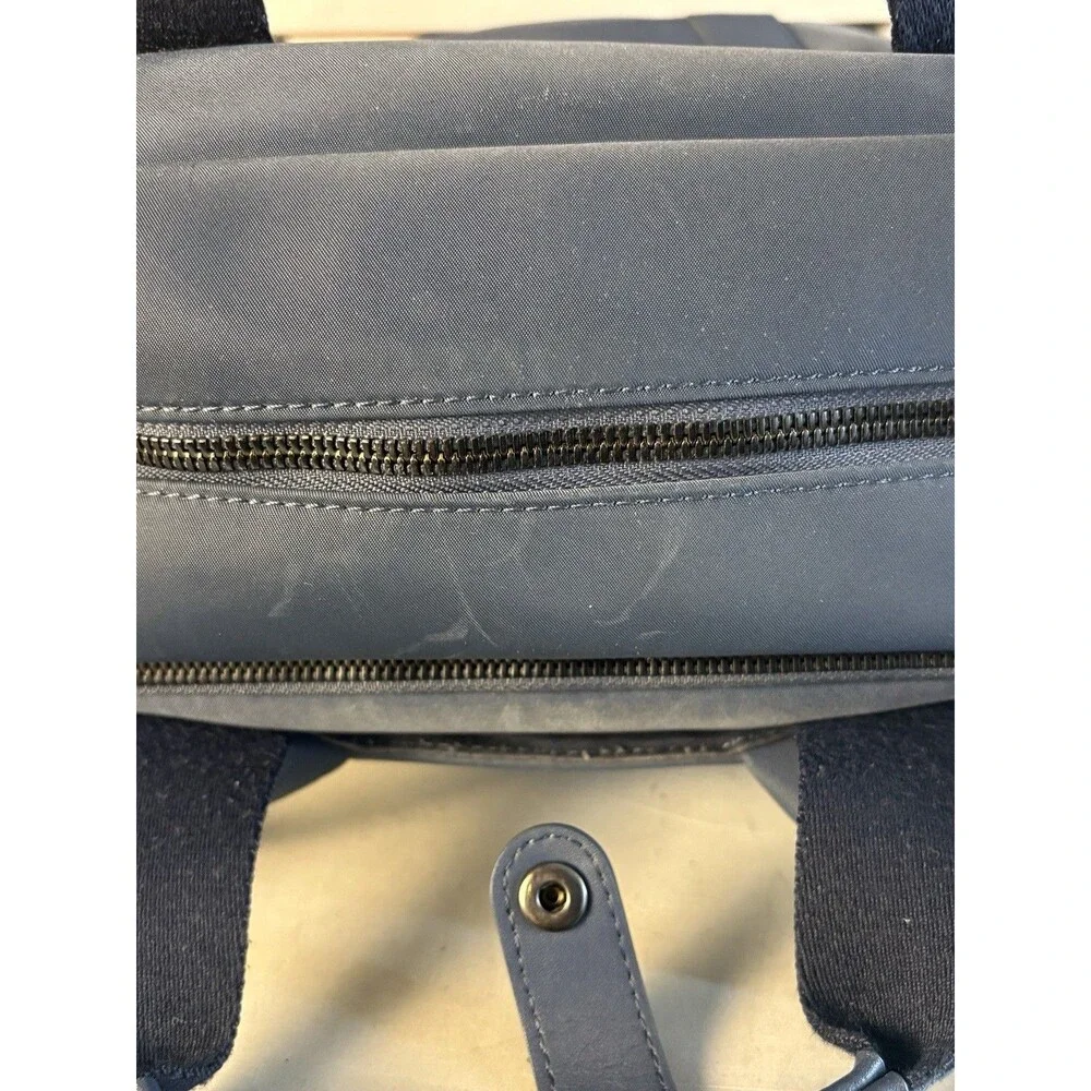 Monos Metro Backpack Nylon Vegan Leather Trim Travel Rucksack